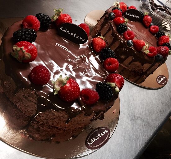 5 cm šokolādes ovāli kūkām - Personalizēti, regulāri